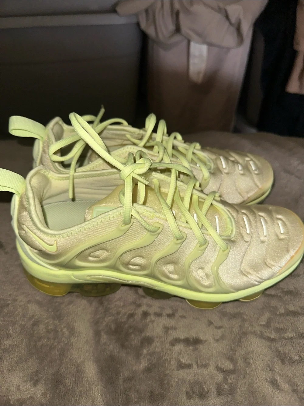Nike Women’s Neon Yellow Lace-Up Sneakers
